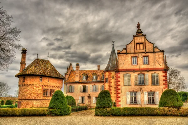 El castillo de Osthoffen, un castillo medieval en Alsacia, Francia — Foto de Stock