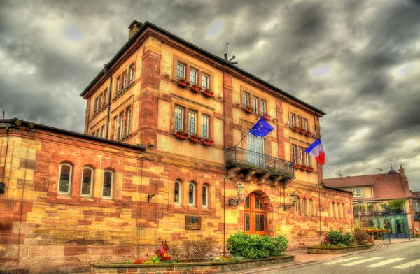 Rådhuset i Wasselonne - Bas-Rhin, Alsace, Frankrike — Stockfoto