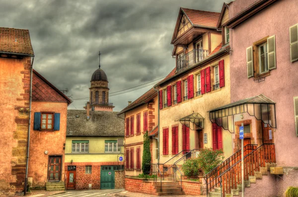 Edificios en Wasselonne - Bajo Rin, Alsacia, Francia — Foto de Stock