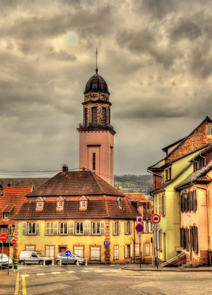 Buildings in Wasselonne - Bas-Rhin, Alsace, France — стокове фото