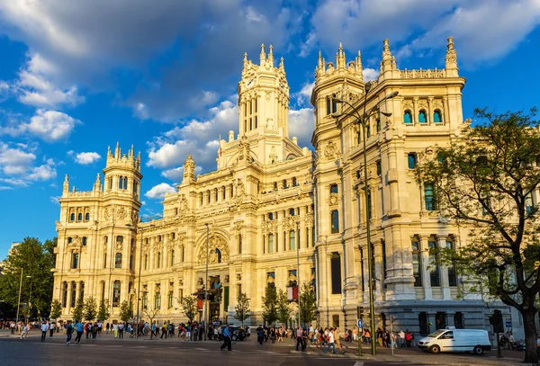 Кібели палац, Міська ратуша Мадриді - Іспанія — стокове фото