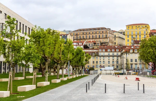 Buildings in the city center of Lisbon - Portugal — Stock Photo, Image