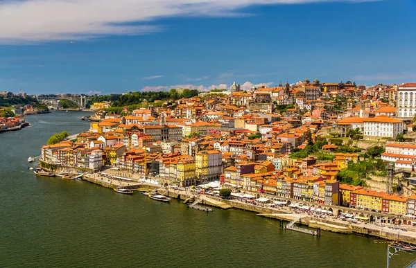 Widok na Porto nad rzeką Douro - Portugalia — Zdjęcie stockowe