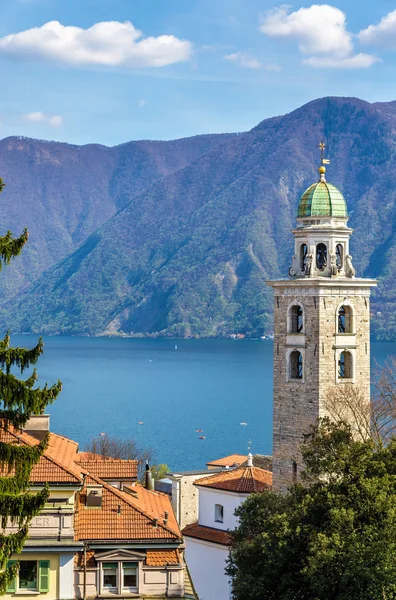 Ο καθεδρικός ναός του Αγίου Λαυρεντίου στο Lugano - Ελβετία — Φωτογραφία Αρχείου
