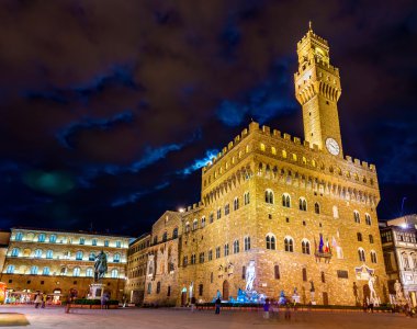 Palazzo Vecchio, the town hall of Florence - Italy clipart