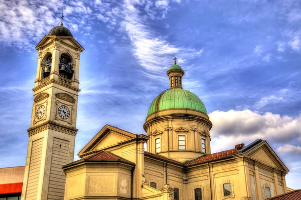 Церковь Святого Виталия в Кьяссо - Швейцария — стоковое фото