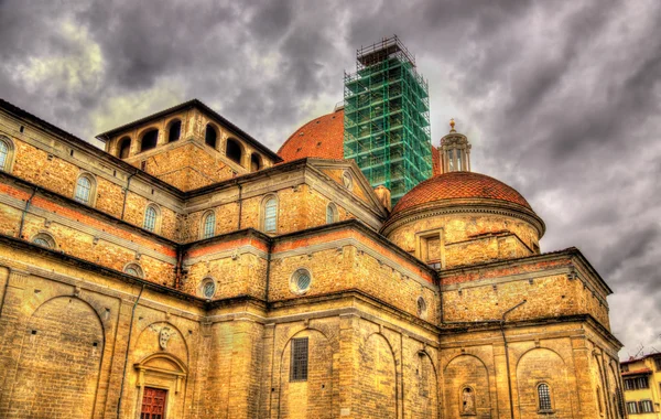 Basilica of San Lorenzo in Florence - Italy — Stock Photo, Image