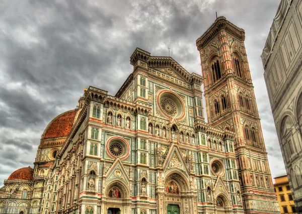 Santa Maria del Fiore, the main church of Florence - Italy — Stock Photo, Image