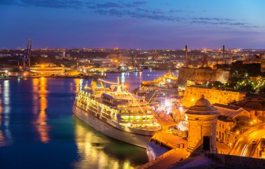 Cruise liner Valletta bağlantı noktası - Malta