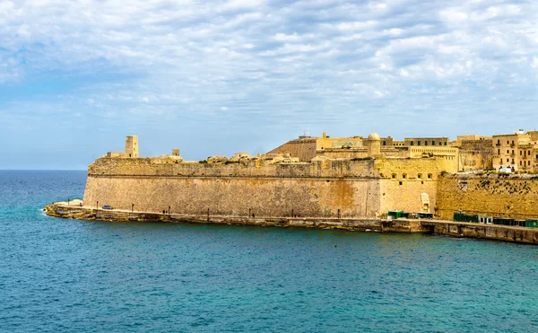 Widok na Fort Saint Elmo w Valletta - Malta — Zdjęcie stockowe