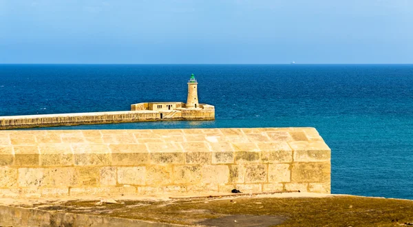 St. Elmo Lighthouse near Valletta - Malta — Stock Photo, Image