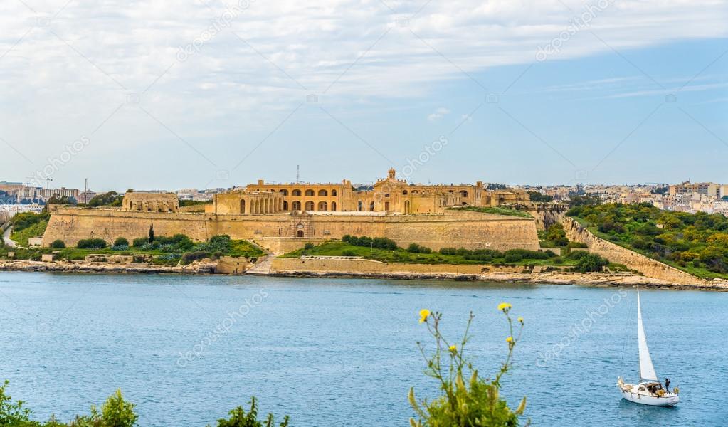 View of Fort Manoel near Valletta - Malta