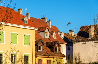 Tarihi Merkezi, Montbeliard - Fransa, Doubs binalarda