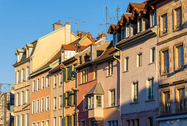 Gebouwen in de stad centrum van Montbeliard - Frankrijk, Doubs — Stockfoto