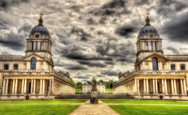 Greenwich, Londra Ulusal Denizcilik Müzesi görünümü