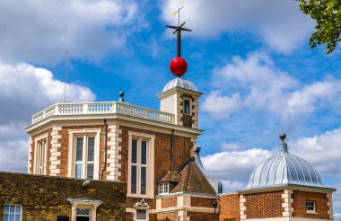 Flamsteed House at Greenwich Observatory - London clipart