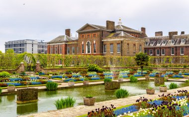 View of Kensington Palace in London - England clipart