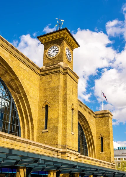 King's Cross železniční stanice v Londýně - Anglie — Stock fotografie