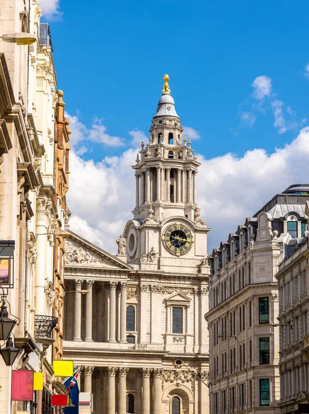 Utsikt över St Paul's Cathedral i London - England — Stockfoto