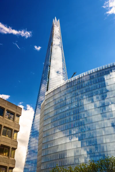 Pohled na střep, nejvyšší mrakodrap London — Stock fotografie