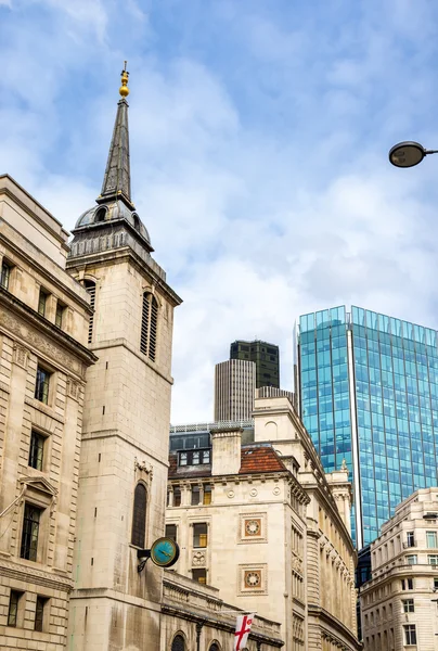 St. Margaret Lothbury church in London, England — Stock Photo, Image