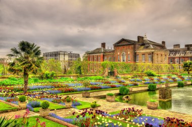 View of Kensington Palace in London - England clipart