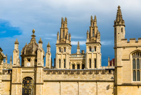 Duvarları All Souls College Oxford - İngiltere — Stok fotoğraf
