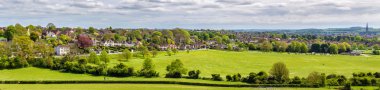 View of Salisbury from Old Sarum - England