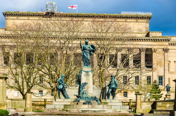 Monument to the King's Liverpool Regiment - England — Φωτογραφία Αρχείου