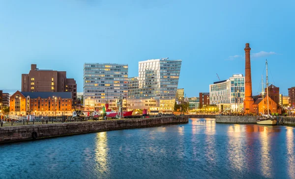 Canning Dock, Liverpool liman - İngiltere — Stok fotoğraf