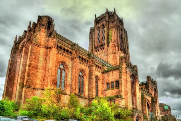 Iglesia Catedral de Cristo Resucitado, Liverpool - Inglaterra — Foto de Stock