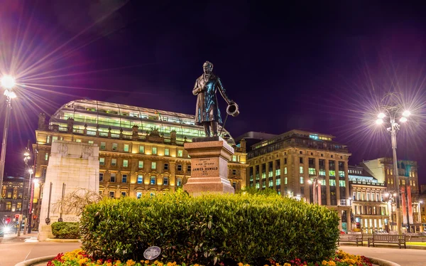 Estátua de James Oswald na Praça George em Glasgow, Escócia — Fotografia de Stock