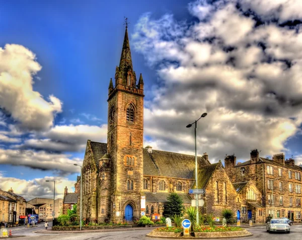 Uma igreja no distrito de Leith de Edimburgo - Escócia — Fotografia de Stock