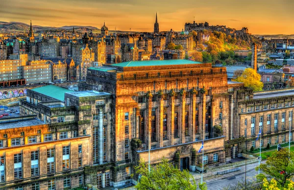 St Andrew 's House, un edificio del Gobierno escocés en Edin — Foto de Stock