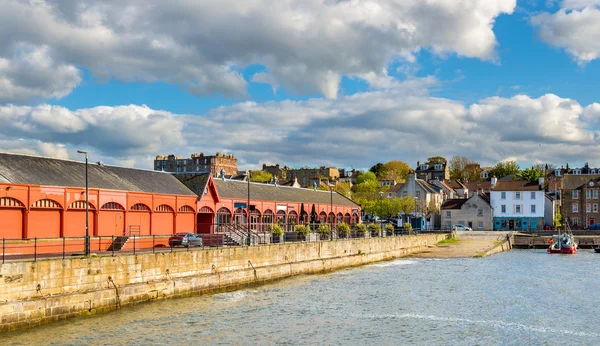 Utsikt över Newhaven hamnen i Edinburgh - Skottland — Stockfoto