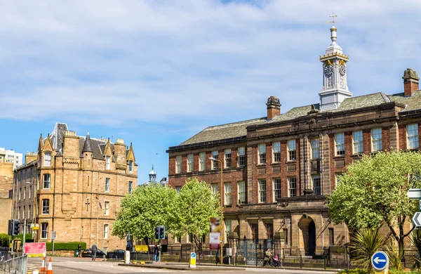 Vista da academia de Leith em Edimburgo - Escócia — Fotografia de Stock