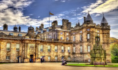 The Palace of Holyroodhouse in Edinburgh - Scotland clipart