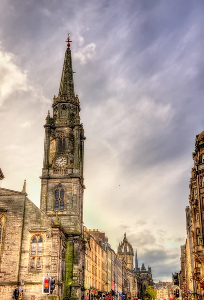 A Tron Kirk Edinburgh - Skócia-ban Kilátás — Stock Fotó