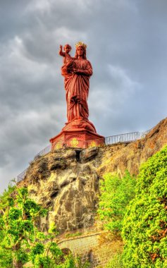 Notre-Dame Fransa içinde Le Puy-tr-Velay heykeli