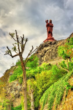 Notre-Dame Fransa içinde Le Puy-tr-Velay heykeli