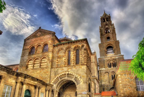 Cattedrale di Notre-Dame de Le Puy-en-Velay - Alvernia, Francia — Foto Stock