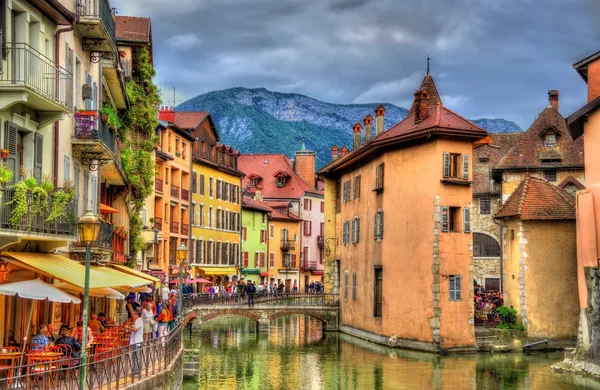 View of the old town of Annecy - France — Stock Photo, Image