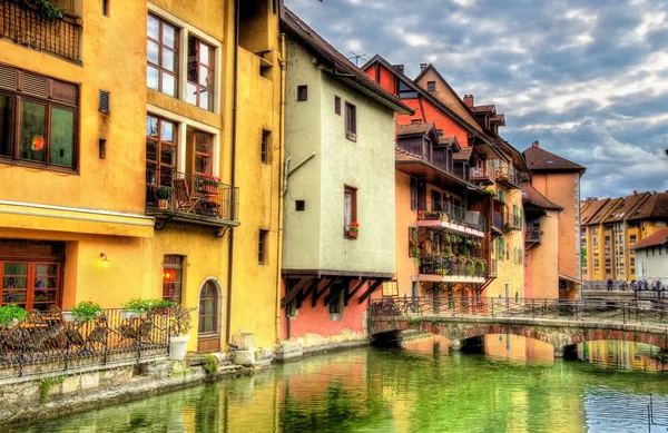 Beskåda av den gammala staden Annecy - Frankrike — Stockfoto