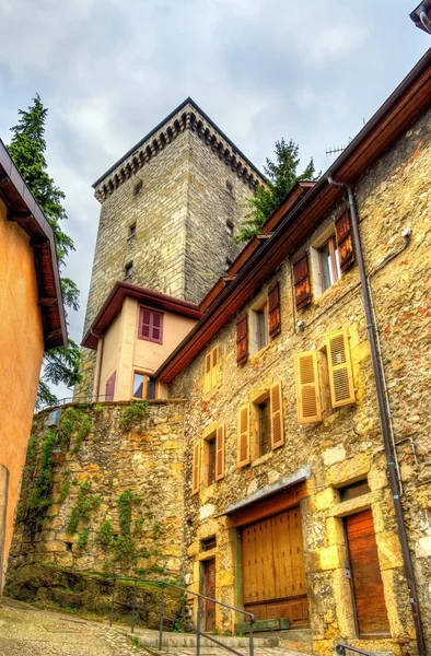 View of Chateau d'Annecy, a castle in Haute-Savoie department of — Stock Photo, Image