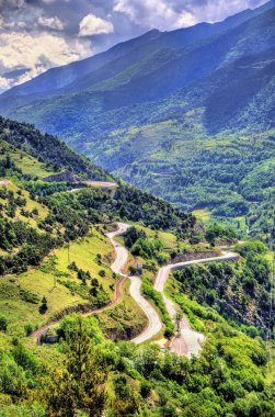 Dağ geçidi Pyrenees Orientales bölümü, Fransa