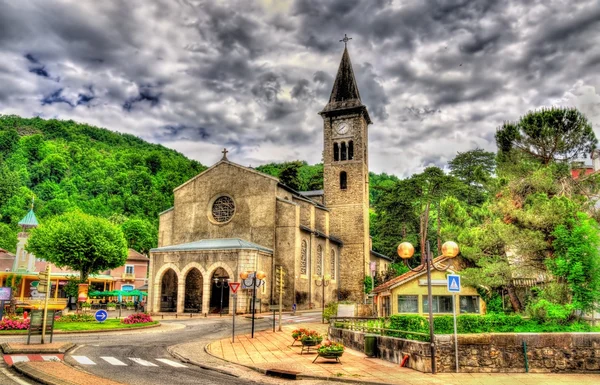 Εκκλησία του Αγίου Βικεντίου στο Ax-les-Thermes - Γαλλία, Midi-Pyrenees — Φωτογραφία Αρχείου