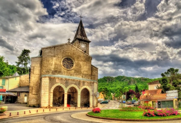 Kerk Saint Vincent in Ax-les-Thermes - Frankrijk, Midi-Pyreneeën — Stockfoto