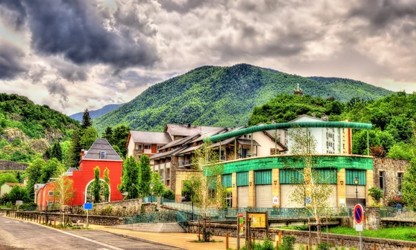 Vista de la ciudad de Ax-les-Thermes - Francia, Mediodía-Pirineos — Foto de Stock