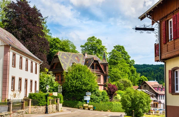 Le Hohwald, een dorp in de Vogezen - Elzas, Frankrijk — Stockfoto