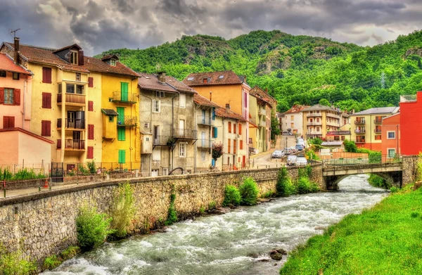 The Oriege river in Ax-les-Thermes - France, Midi-Pyrenees — Stock Photo, Image